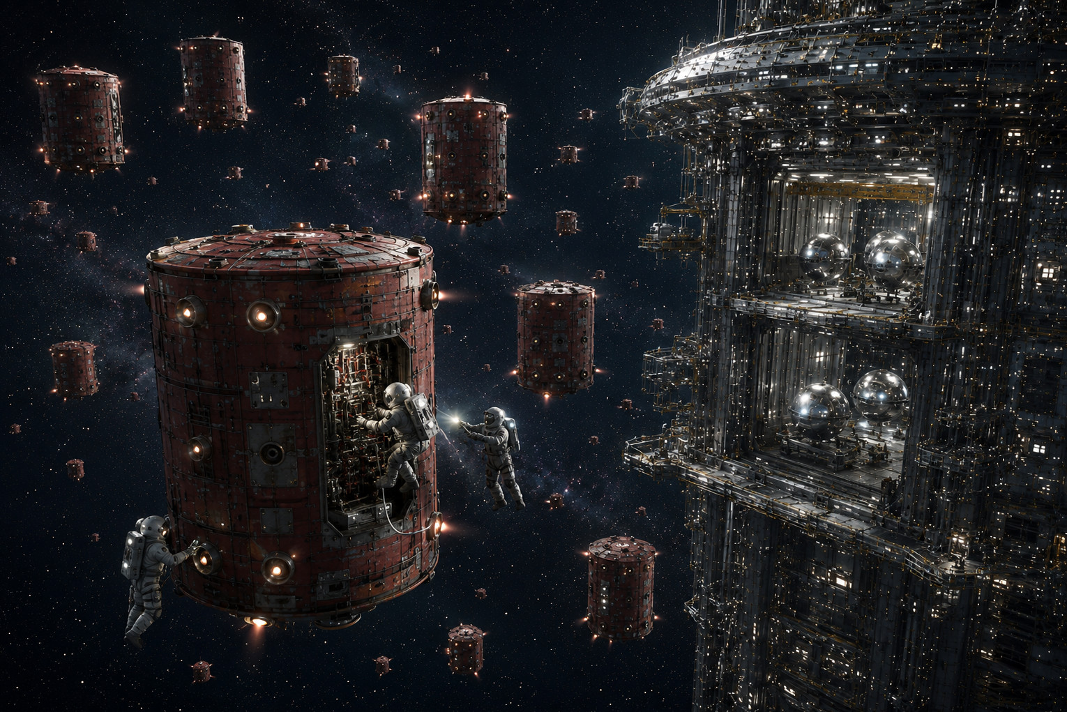 An ancient macrorotator arriving to be replaced by Helios